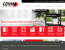 Tablet Screenshot of covam.fr